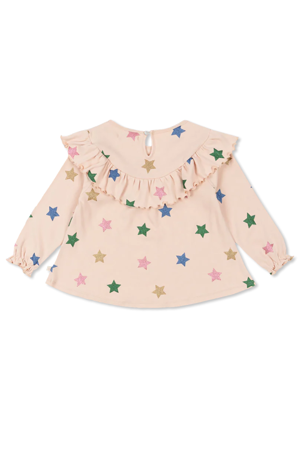 Konges Sløjd Star motif riquadro shirt