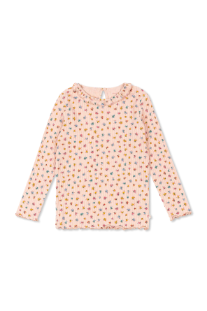 Sweatshirt with floral pattern