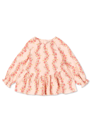 Shirt with floral pattern