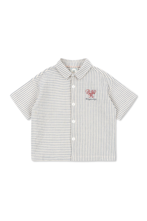 Shirt with a striped pattern