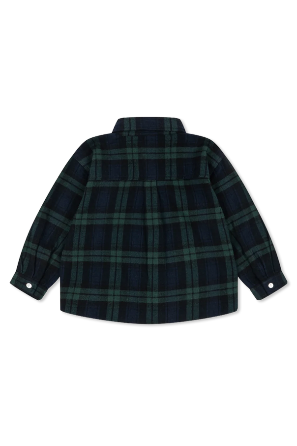 Konges Sløjd Camisa de algodão aos quadrados