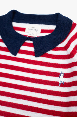 Konges Sløjd Embroidered polo sweater