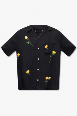 ‘kuyu’ shirt with floral motif od AllSaints