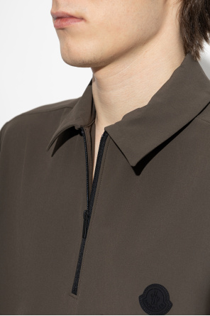 Moncler Polo with logo patch