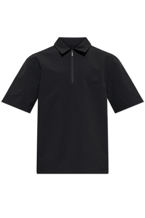 Polo with logo patch