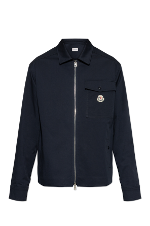 Jacket with logo patch