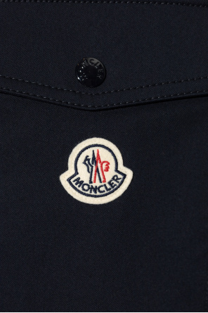 Moncler Casaco com remendo com logótipo