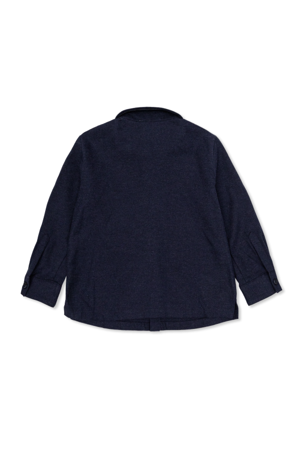 Dolce & Gabbana Kids Camisa com logótipo bordado