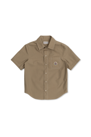 Camisa con parche de logo