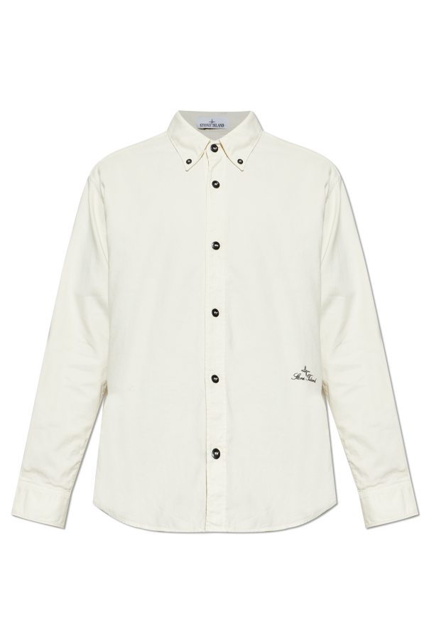 Stone Island Shirt with embroidered logo