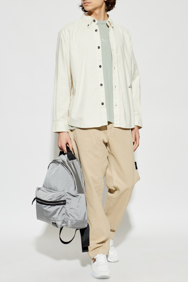 Stone Island Shirt with embroidered logo