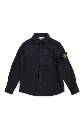 Camisa de lino con bolsillo