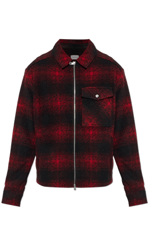 Cardigan with logo patch