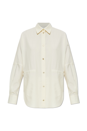 Shirt with drawstring waist