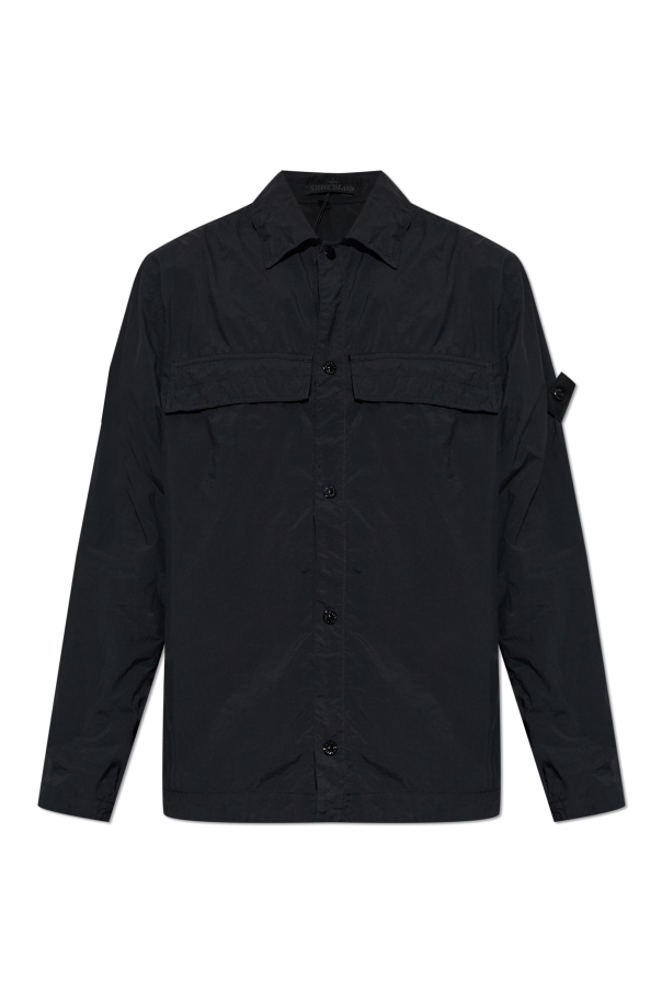 Shirt with patch od Stone Island