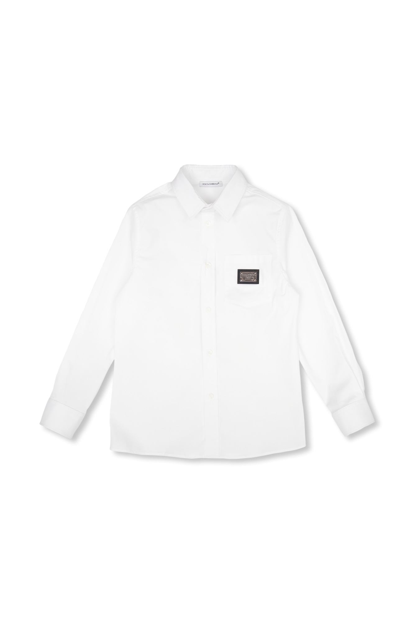 Dolce & Gabbana Kids Cotton shirt with pocket