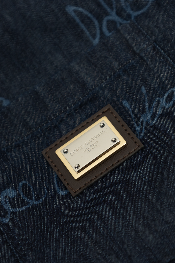 Dolce & Gabbana Kids Camisa vaquera con bolsillo