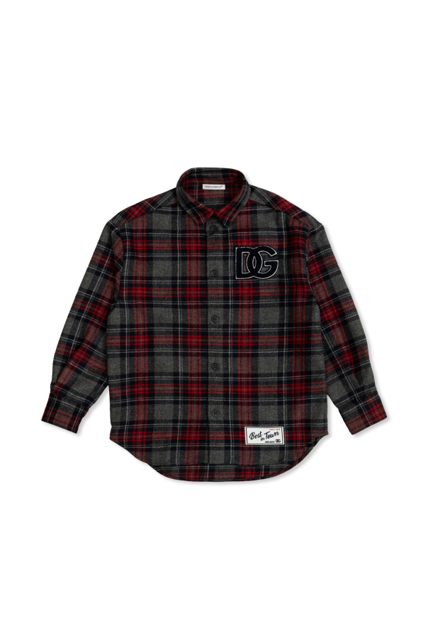 Shirt with a checked pattern, zdjęcie 1 Shirt with a checked pattern od Dolce & Gabbana Kids