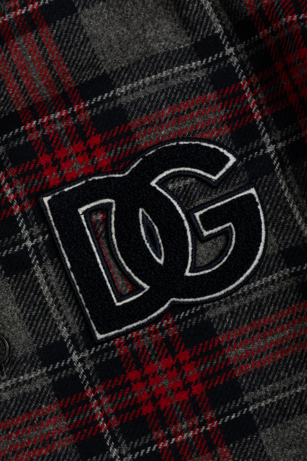 Dolce & Gabbana Kids Camisa de cuadros