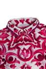 Dolce & Gabbana Kids PINK Shirt with Majolica print