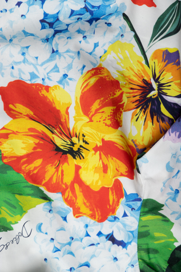 dolce Menswear & Gabbana Kids Shirt with floral motif
