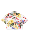 Dolce & Gabbana Kids WHITE Shirt with floral motif