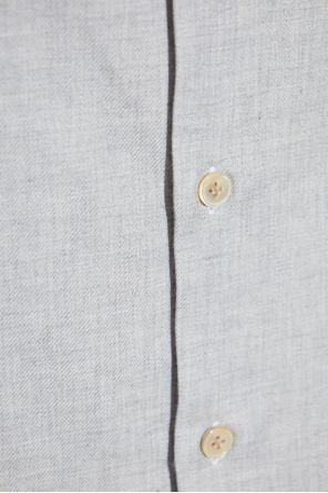 Eleventy Hemd mit Kaschmirbesatz