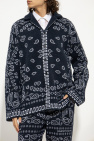 Alanui NAVY BLUE ‘Bandana Piquet’ cardigan