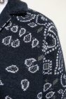 Alanui NAVY BLUE ‘Bandana Piquet’ cardigan