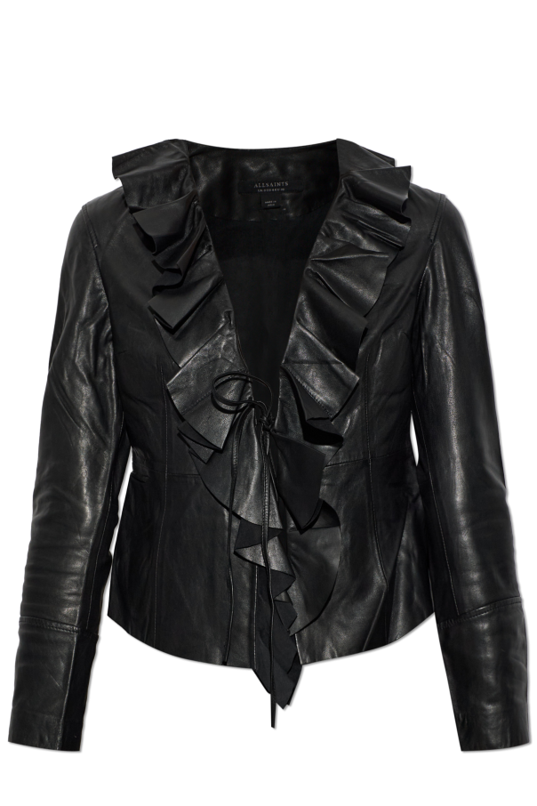 Leather shirt ‘Luana’ od AllSaints