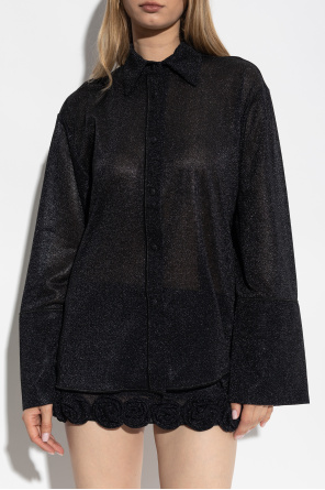 Oseree Koszula wykończone nicią lureksową