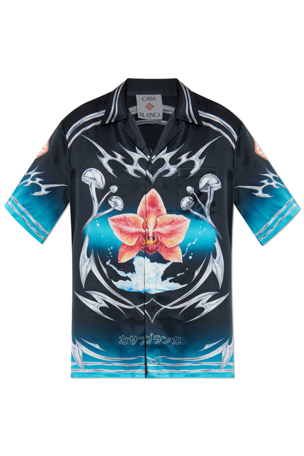 Silk shirt with print od Casablanca