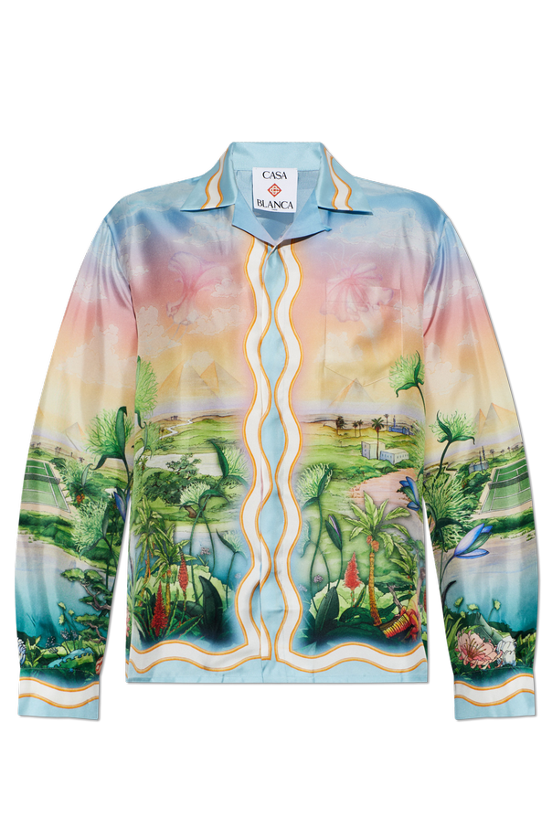 Silk Printed Shirt od Casablanca