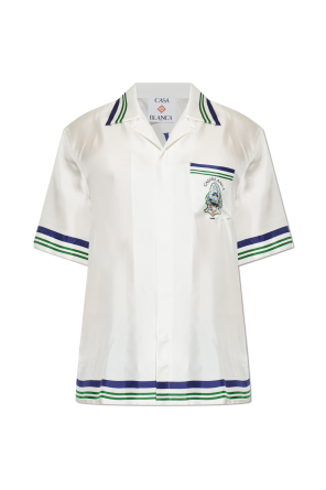 Camisa de seda con bolsillo