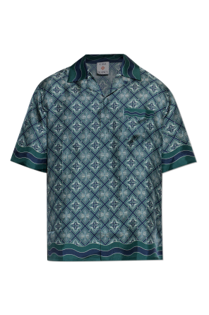 Silk shirt with pocket