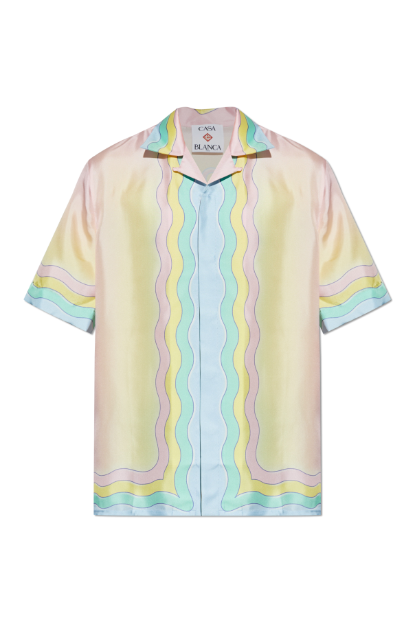 Silk short-sleeve shirt od Casablanca