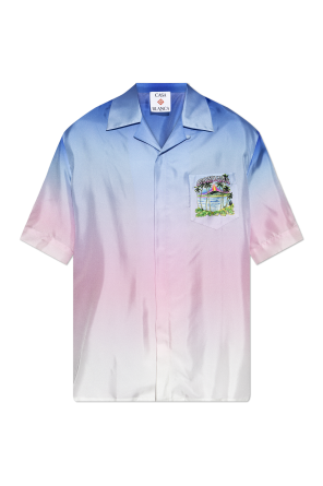 Silk shirt with pocket