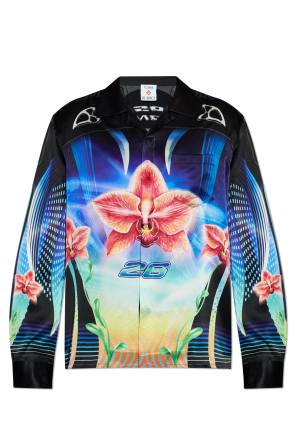 Patterned shirt with pocket