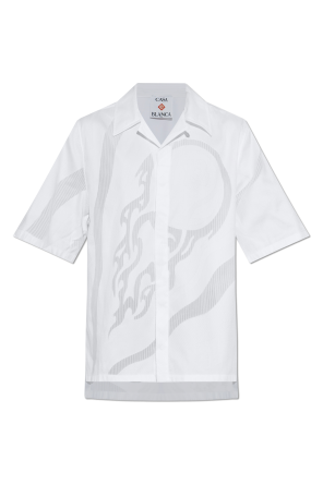 Camisa con inserciones transparentes