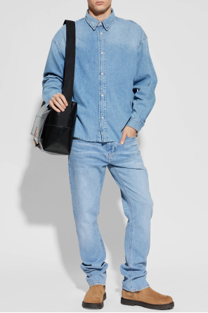 Denim shirt with 'vintage' effect od FRAME