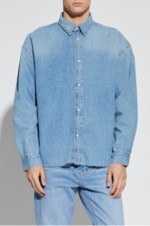FRAME Denim shirt with 'vintage' effect
