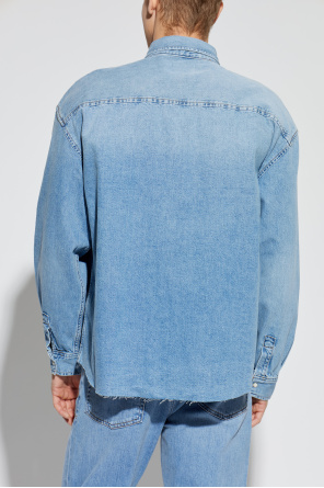 FRAME Denim shirt with 'vintage' effect