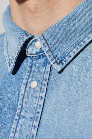 FRAME Denim shirt with 'vintage' effect