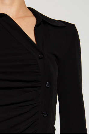 Helmut Lang knitted Shirt with asymmetric fastening