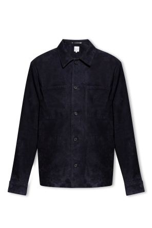 faux-fur jacket Black