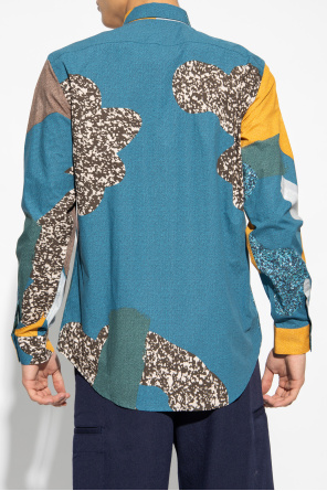 Paul Smith Shirt dye-print with geometrical pattern