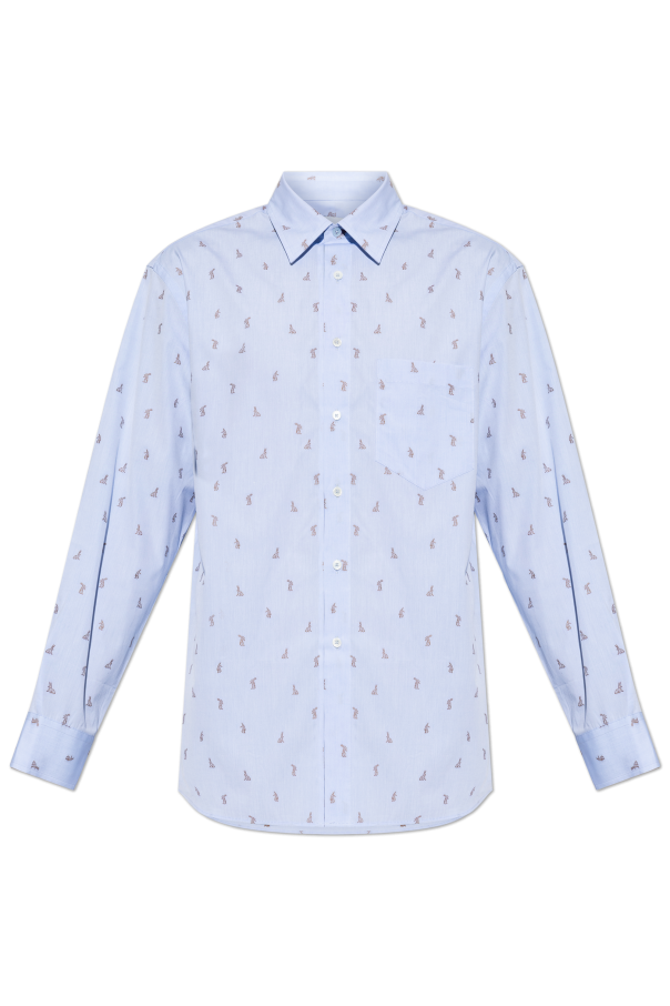 Shirt with rabbit motif od Paul Smith