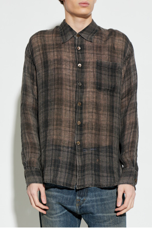 Our Legacy Camisa con estampado de cuadros