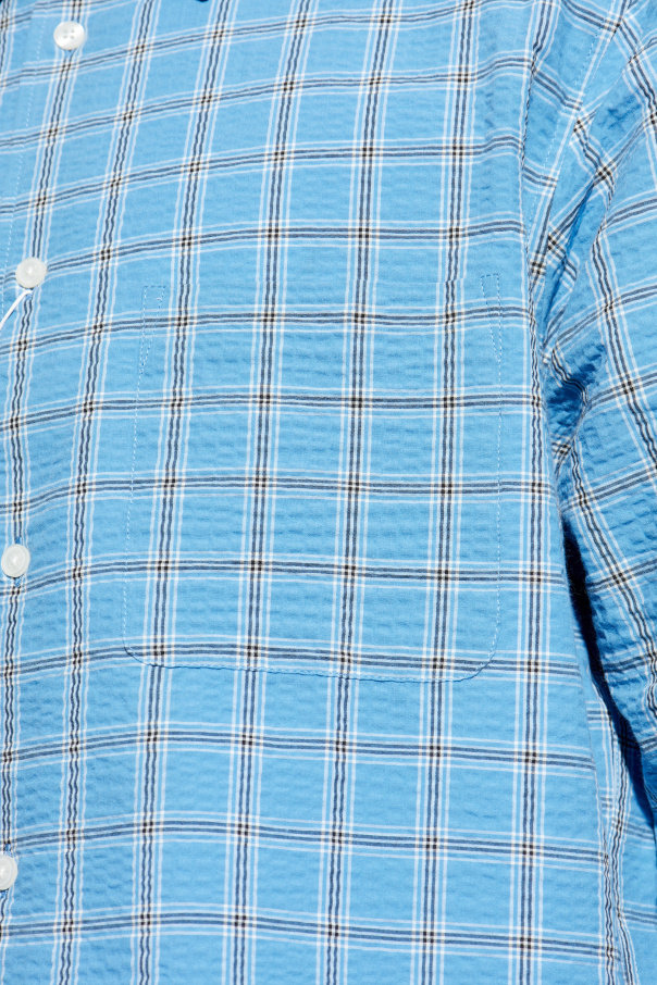 Blue Shirt 'Sadamon' Samsøe Samsøe - Vitkac GB