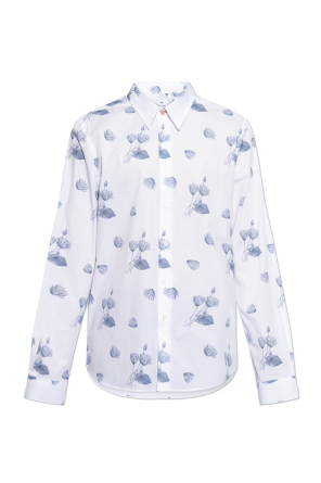 Shirt with floral motif